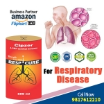 Respicure Syrup gives relief from cough by loosening thick mucus & treats asthma