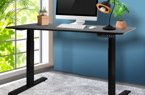 Office Computer Desk Height Adjustable Sit Stand Motorised Electric Table Riser
