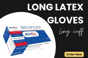 Buy Powder Free Long Latex Gloves – Joya Medical Supplies